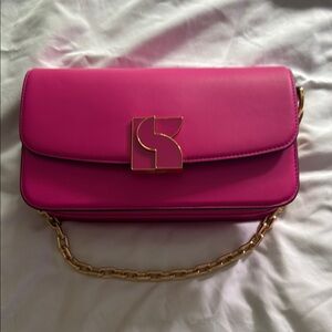 NWT Kate Spade Dakota Bag Elegant Pink Designer Chain Bag
& strap